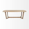 Denver 91.5x38 Rectangular Brown Solid Wood Top & Base Dining Table thumbnail 3