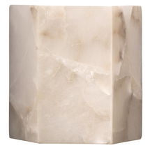 Online Designer Living Room Borealis Hexagon 1-Light Flush Mount