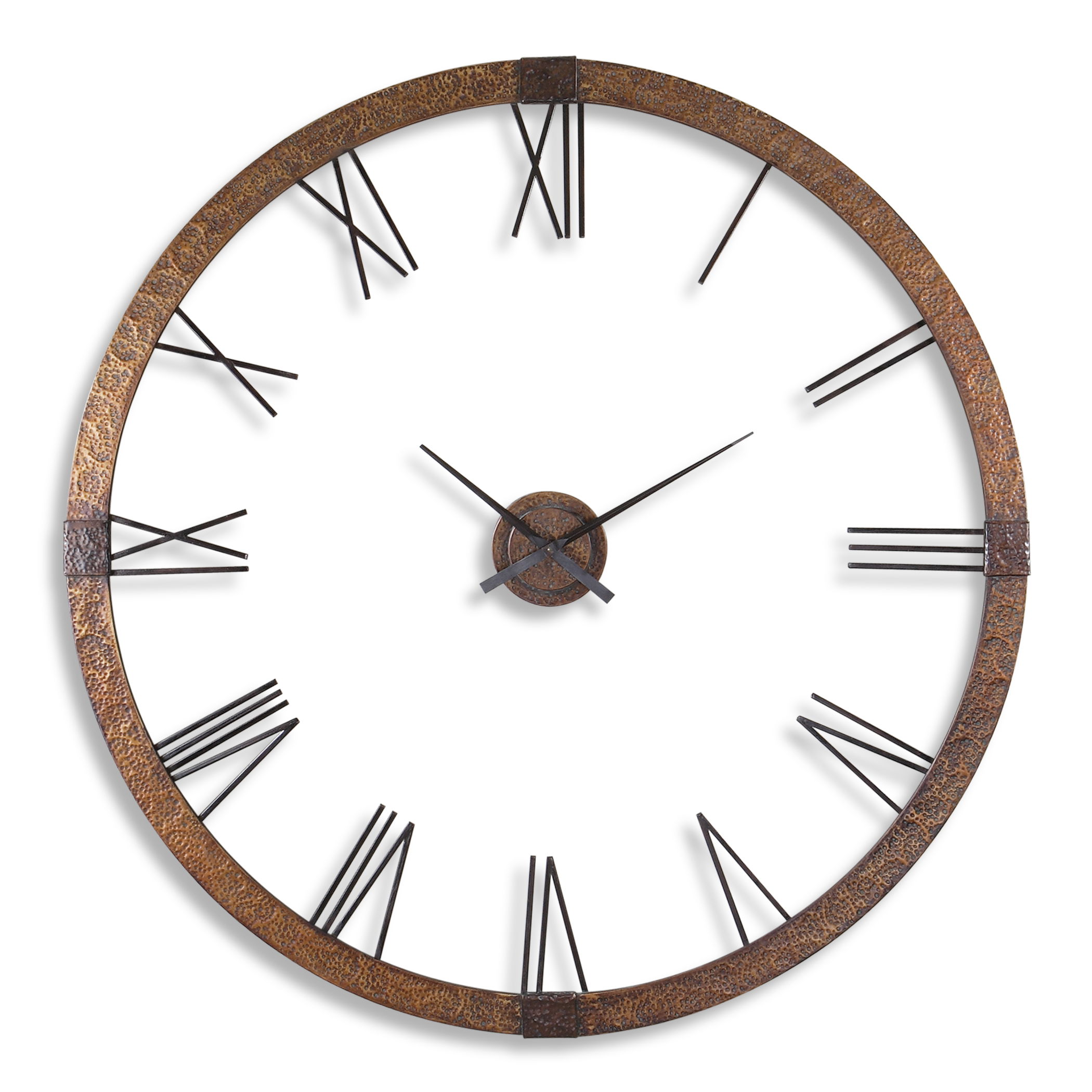 Amarion 60' Copper Wall Clock large image 