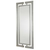 Jamal Silver Mirror, by Uttermost, 2'10" width x 6'4" height x 1.37" depth thumbnail 5