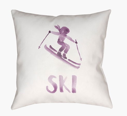 Ski II Accent Pillow