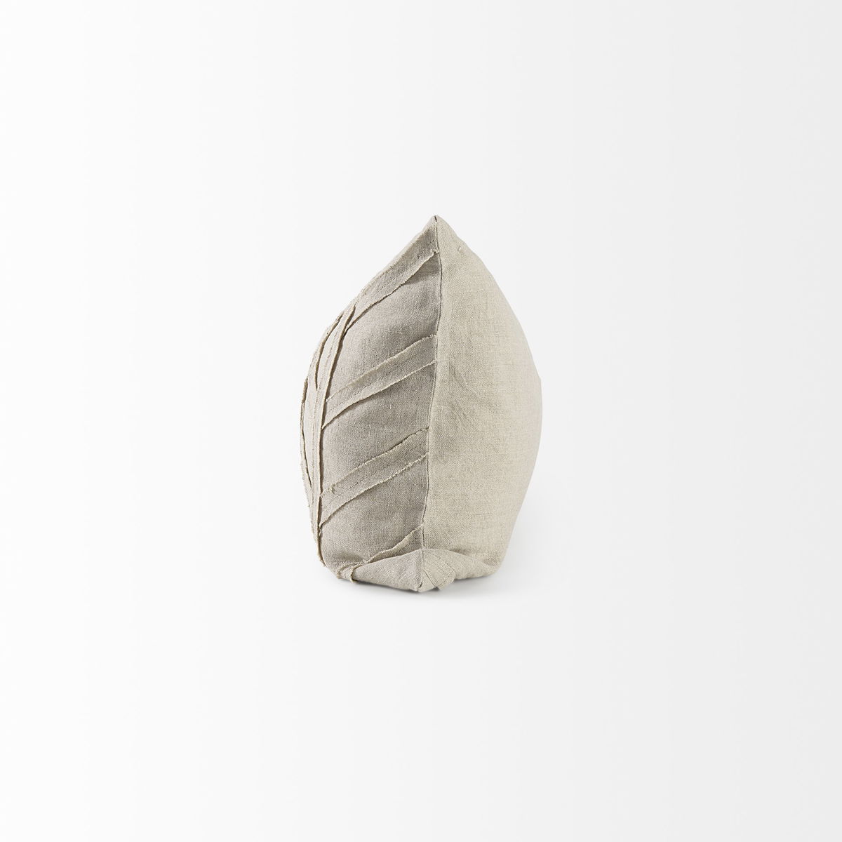 Ivivva 14x26 Beige Fabric Textured Decorative Pillow Cover, by Mercana, 14" length x 26" width x 0.2" height View 7
