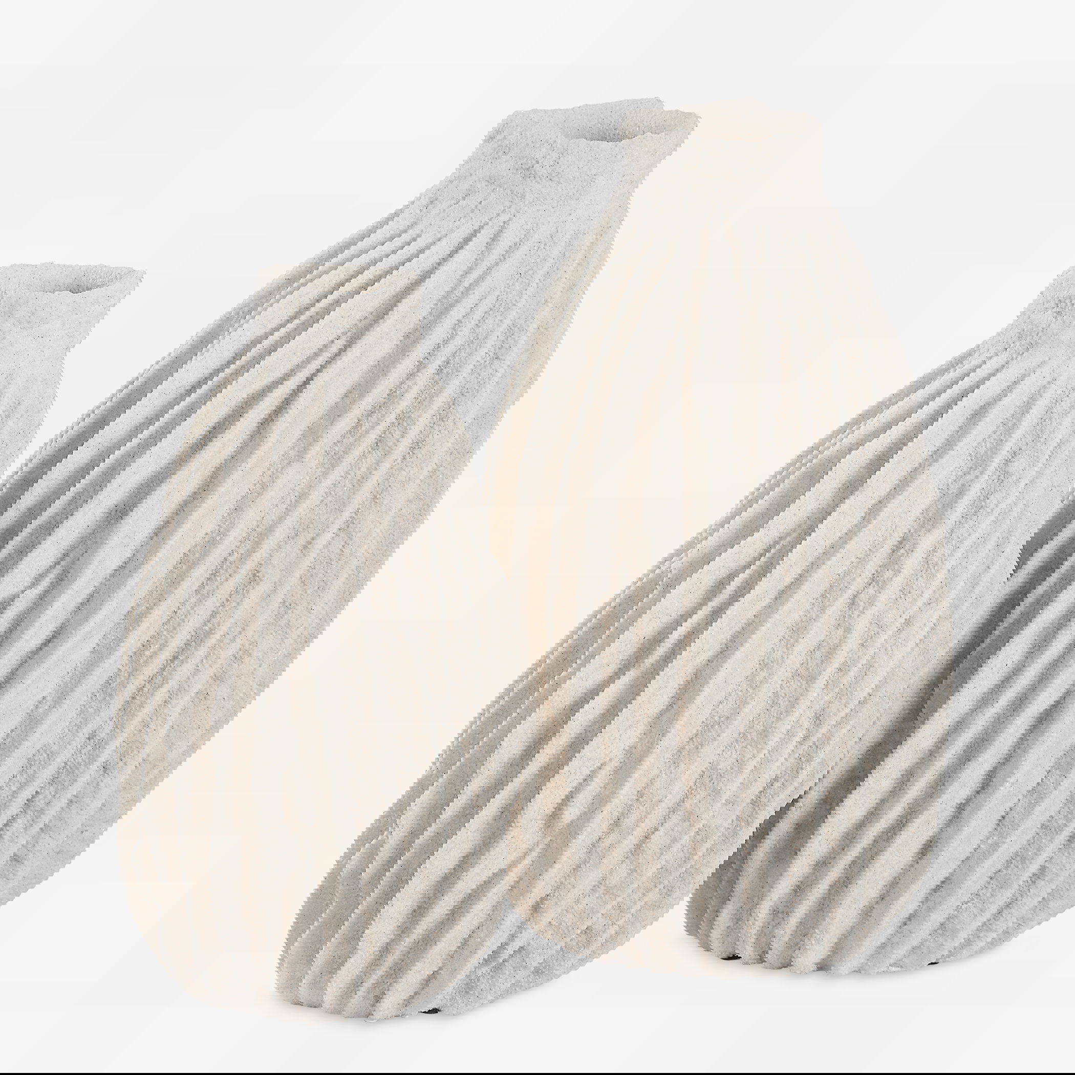 Ivory Ridge Vases Set/2, Decorative by Uttermost, 8.12" width x 14" height x 8" depth View 1