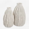 Ivory Ridge Vases Set/2, by Uttermost, 8.12" width x 14" height x 8" depth thumbnail 1