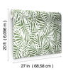 Oahu Fronds Green Peel & Stick Wallpaper thumbnail 7