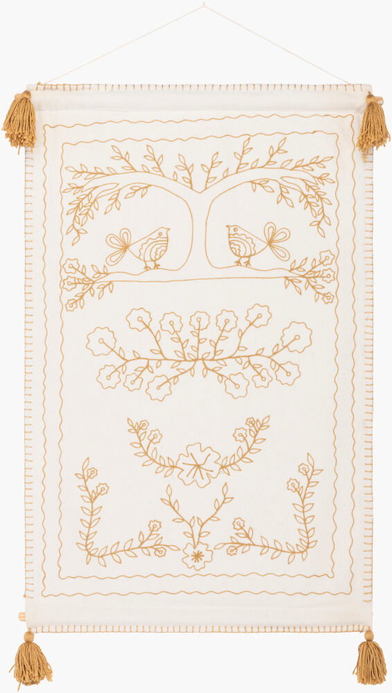 Folk Tale Wall Hanging, by Surya, 24" width x 36" height