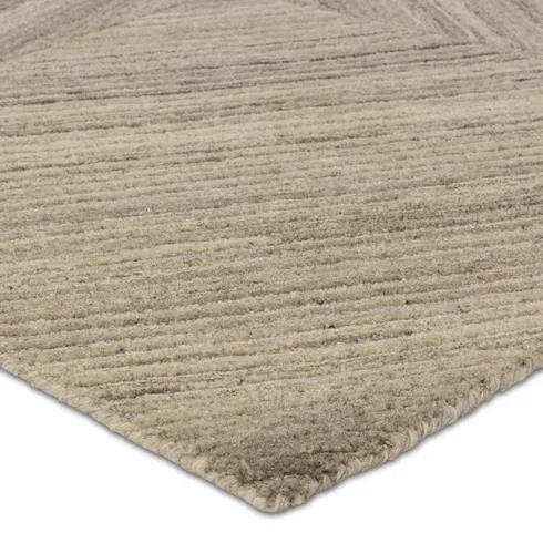 Jaipur Living Istanbul PVH17 Handmade Geometric Taupe and Gray Area Rug (10