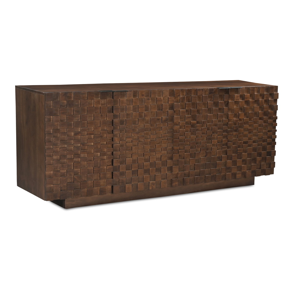 Easton Sideboard Brown, Cabinets & Sideboard by Moe's Home, 75" width x 30" height x 18" depth View 3