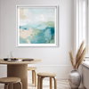 Turquoise Echoes I (Diamond Dust), Art by Oliver Gal,  12x12 thumbnail 3