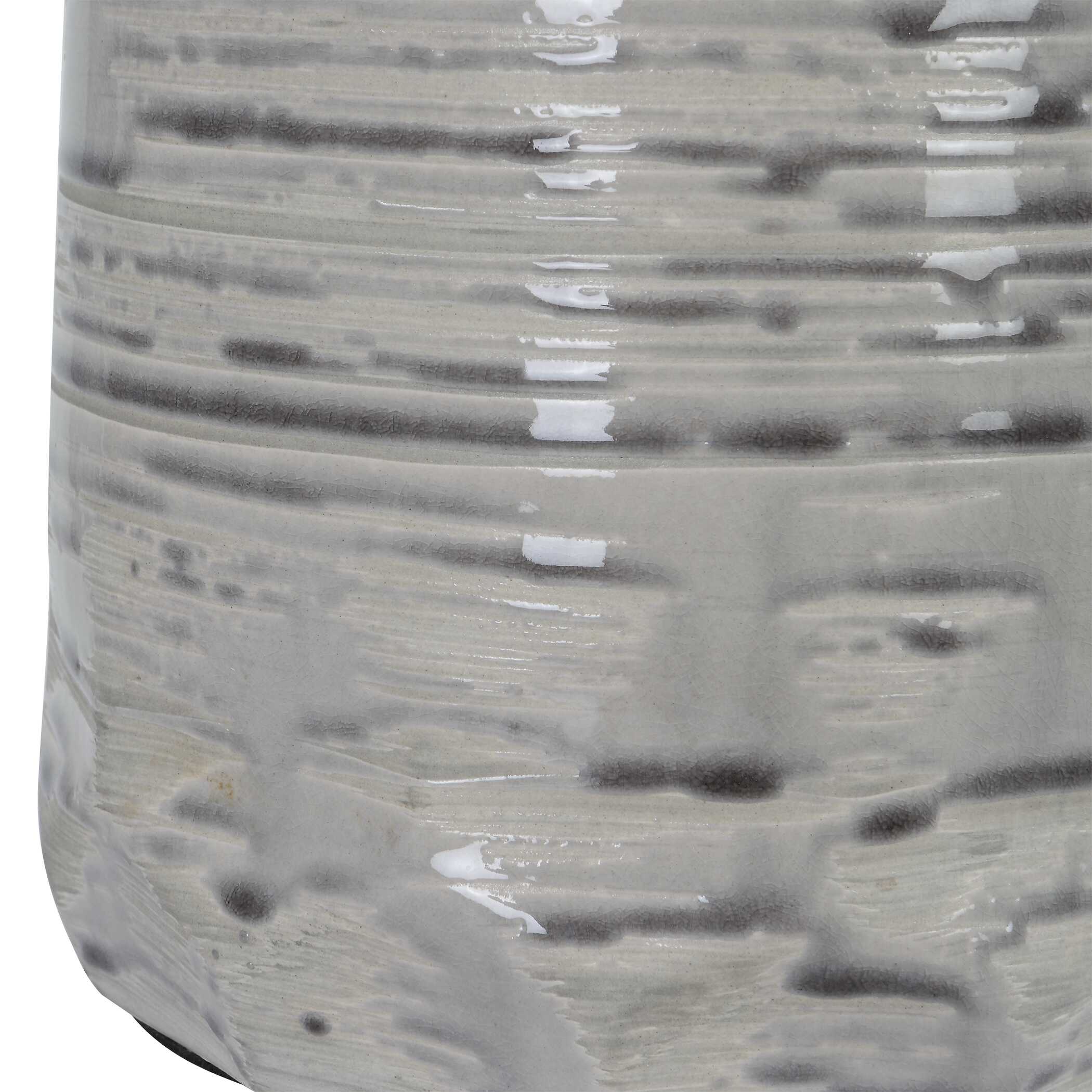 Cyclone Ivory Table Lamp, by Uttermost, 16" width x 24.75" height x 16" depth View 7