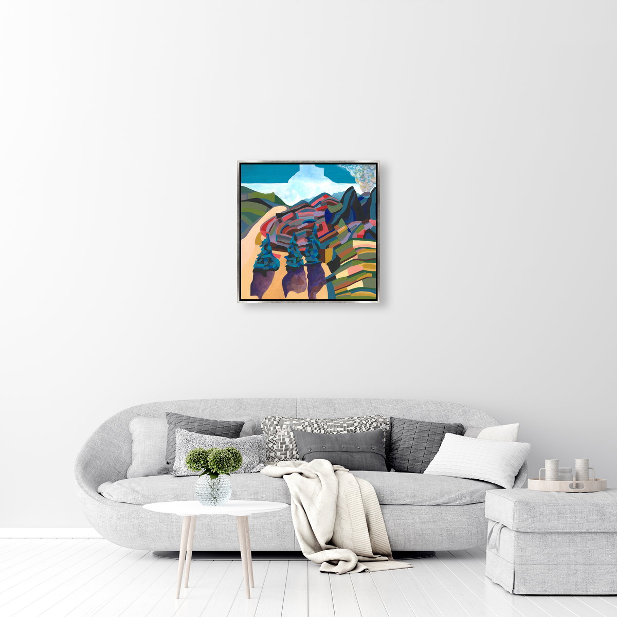 25.5 x 25.5 Colorful Field, Art by Leftbank Art, 25.5" width x 25.5" height View 2