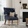 Welsh Blue Leather Chair thumbnail 10