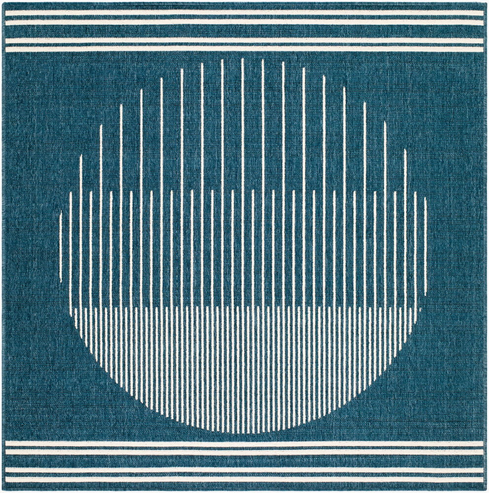 Alfresco Machine Woven Rug, by Surya, 5'2.99" length x 5'2.99" width