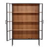 Imara Cabinet Black, Cabinets & Sideboard by Dovetail, 48" width x 74" height x 15" depth thumbnail 5