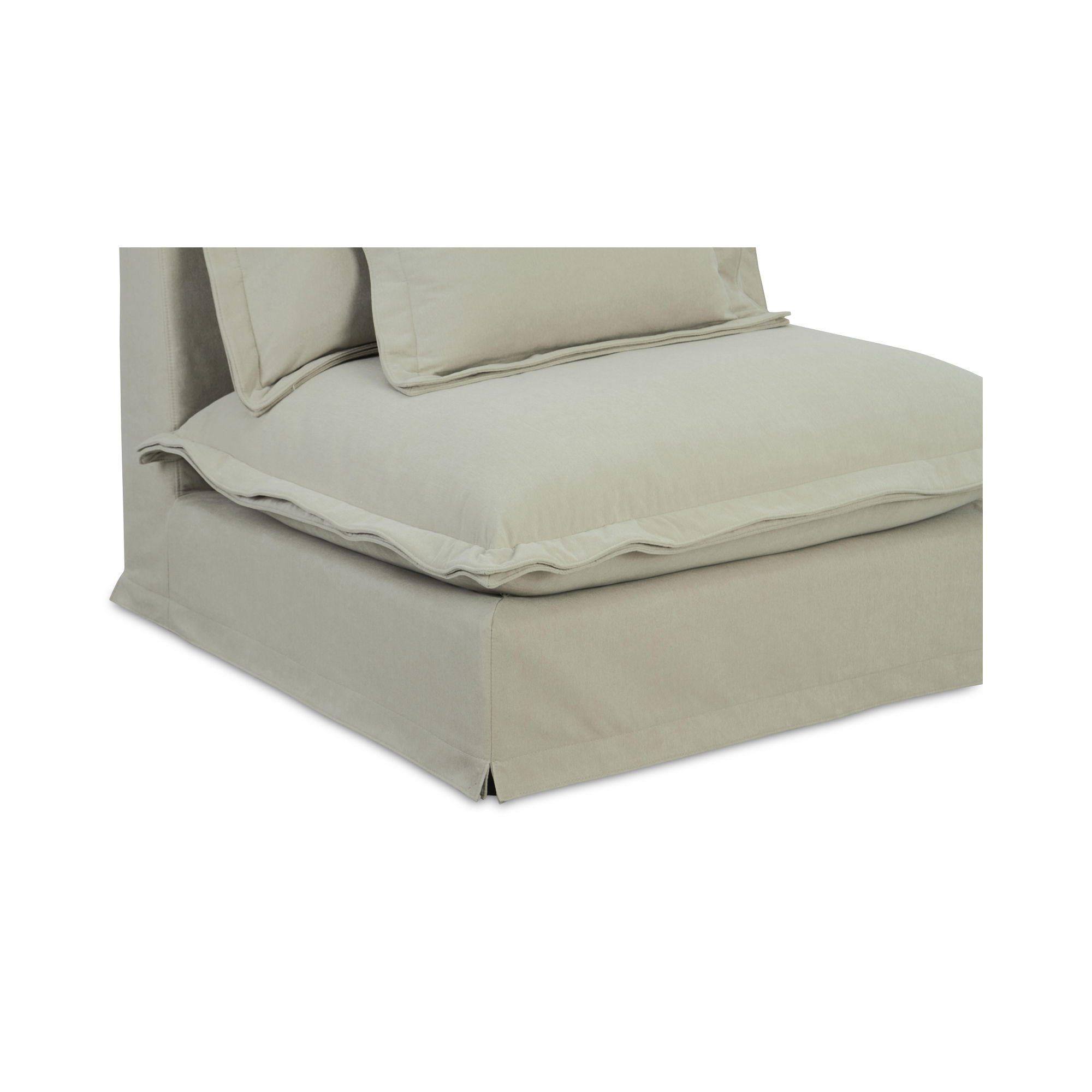 Olivia Slipper Chair Sand large image 