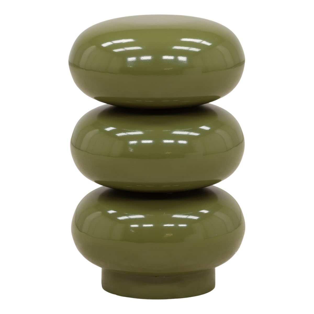 Alcott Side Table Green, Side & End Table by Dovetail, 13.3" width x 20.3" height x 13.3" diameter x 13.3" depth View 1