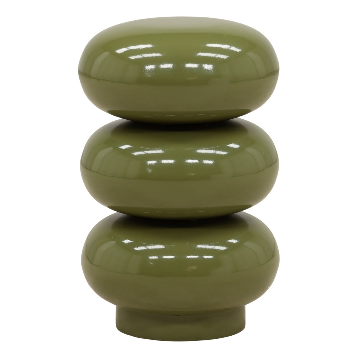 Alcott Side Table Green, Side & End Table by Dovetail, 13.3" width x 20.3" height x 13.3" diameter x 13.3" depth View 1