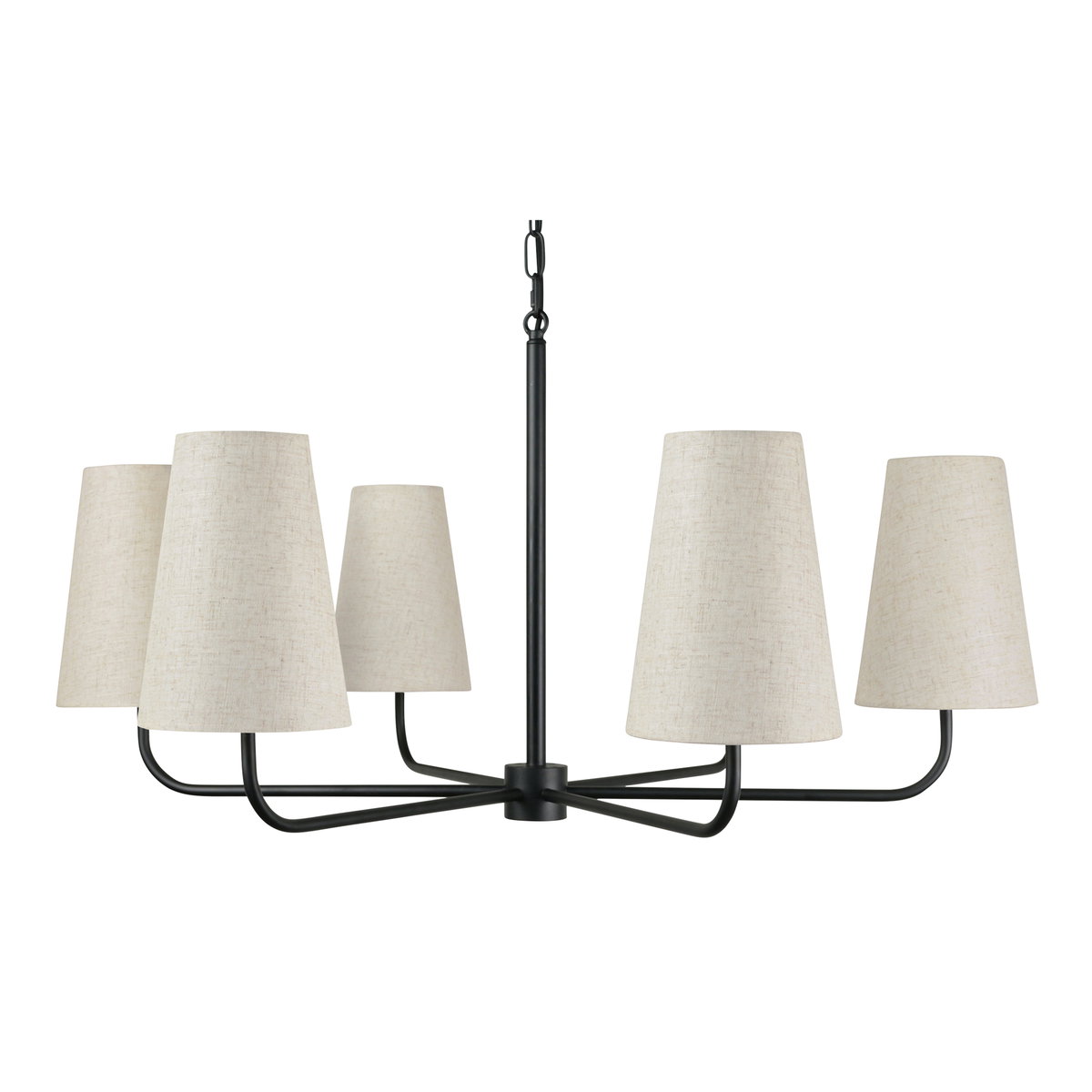 Mathis Chandelier, Pendant by Moe's Home, 37.1" width x 50" height x 37.1" depth View 2