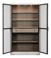 Vineyards Bar Cabinet, Shelving & Bookcase by Sarreid, 48" length x 18" width x 83" height thumbnail 9
