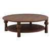 Nethan Coffee Table Brown, by Dovetail, 48" width x 16.3" height x 48" depth thumbnail 1