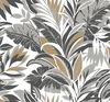 Palm Silhouette Black & Gold Wallpaper thumbnail 0