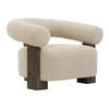 Lennox Shearling Accent Chair, by Uttermost, 38" width x 27" height x 31.5" depth thumbnail 5