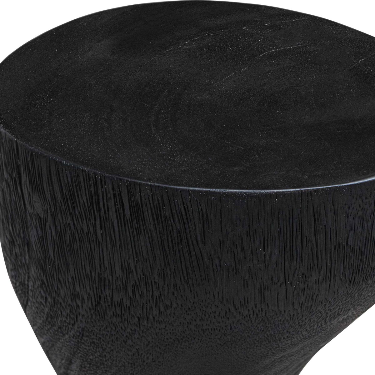 Mattison Black Drink Table, Side & End Table by Uttermost, 9" width x 24" height x 8" depth View 5