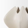 Ulrich Sculptural Cream Glazed Ceramic Vase thumbnail 8