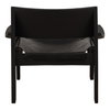 Osorio Occasional Chair Black, Accent Chair by Dovetail, 31.33" width x 28.14" height x 34.17" depth thumbnail 4