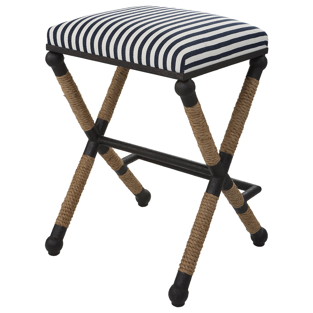 Braddock Backless Counter Stool, Counter & Bar Stool by Uttermost, 18.75" width x 27.62" height x 18.75" depth View 11