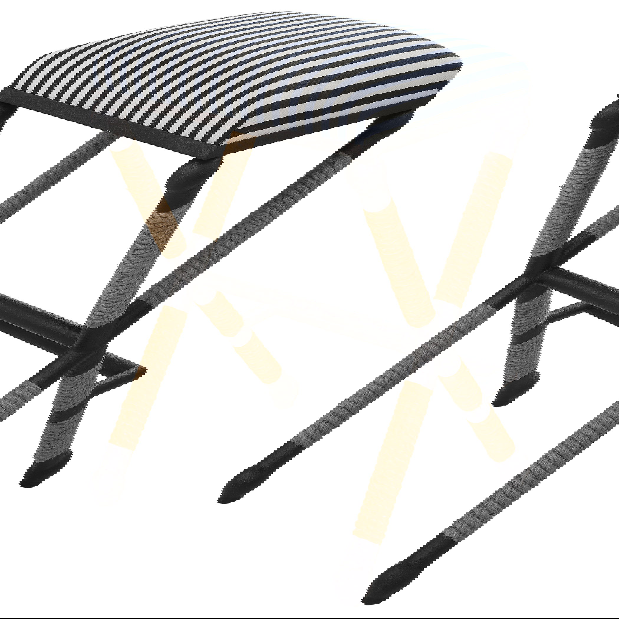 Braddock Backless Counter Stool, Furniture by Uttermost, 18.75" width x 27.62" height x 18.75" depth View 11