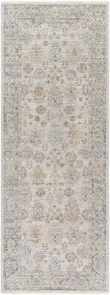 Avant Garde Machine Woven Rug, by Surya, 7'2.61" length x 2'7.5" width
