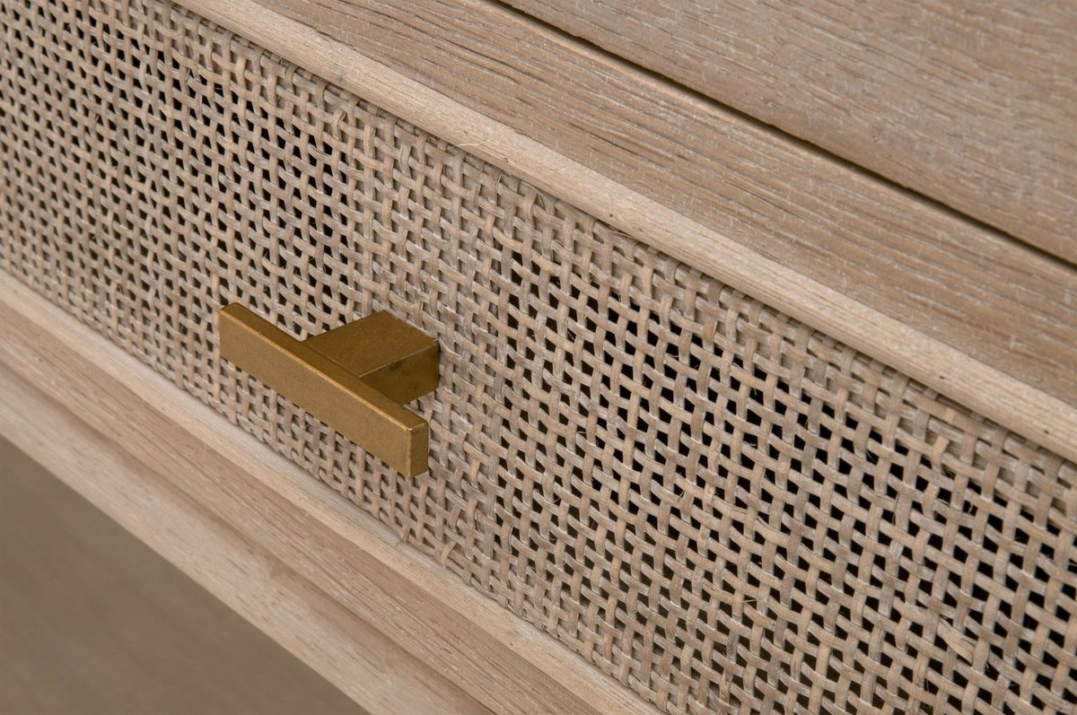 Cane 2-Drawer Entry Console, Console Table by Essentials for Living, 50.5" width x 30" height x 16" depth View 6