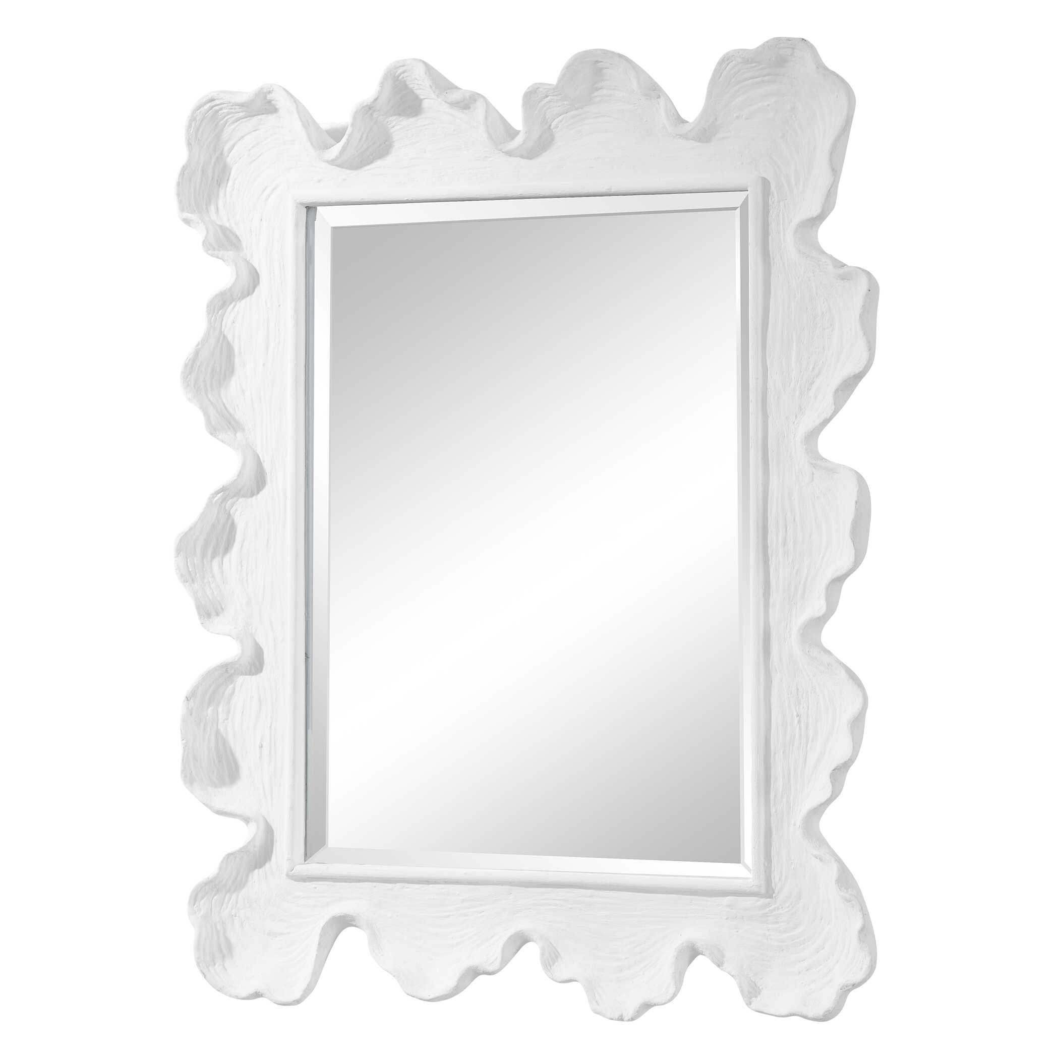 Sea Coral Coastal Mirror, by Uttermost, 27.12" width x 34.25" height x 2.5" depth View 5