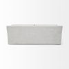 Denly II 92.5 X 38.25 X 34.5 Frost Gray Slipcover Three Seater Sofa thumbnail 7