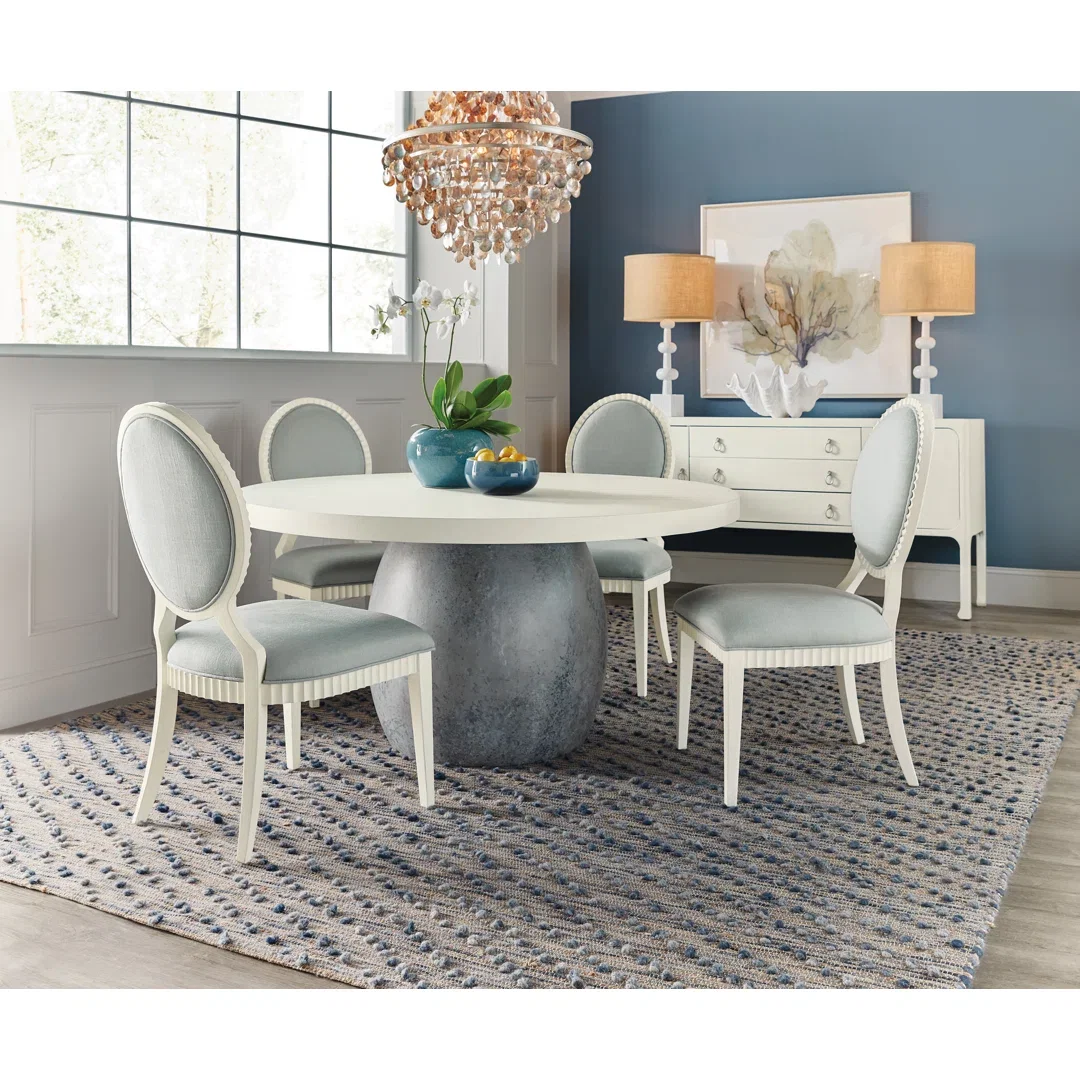 Serenity Upholstered Dining Chair, by Hooker Furniture, 21" width x 41" height x 25.25" depth View 9