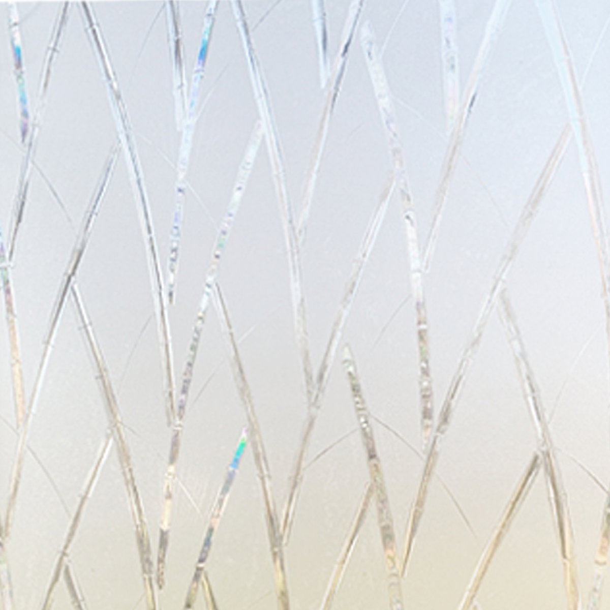 Transparent Bamboo Privacy Window Film, by York Wall, 6'2.4" length x 6'2" width x 0.02" depth