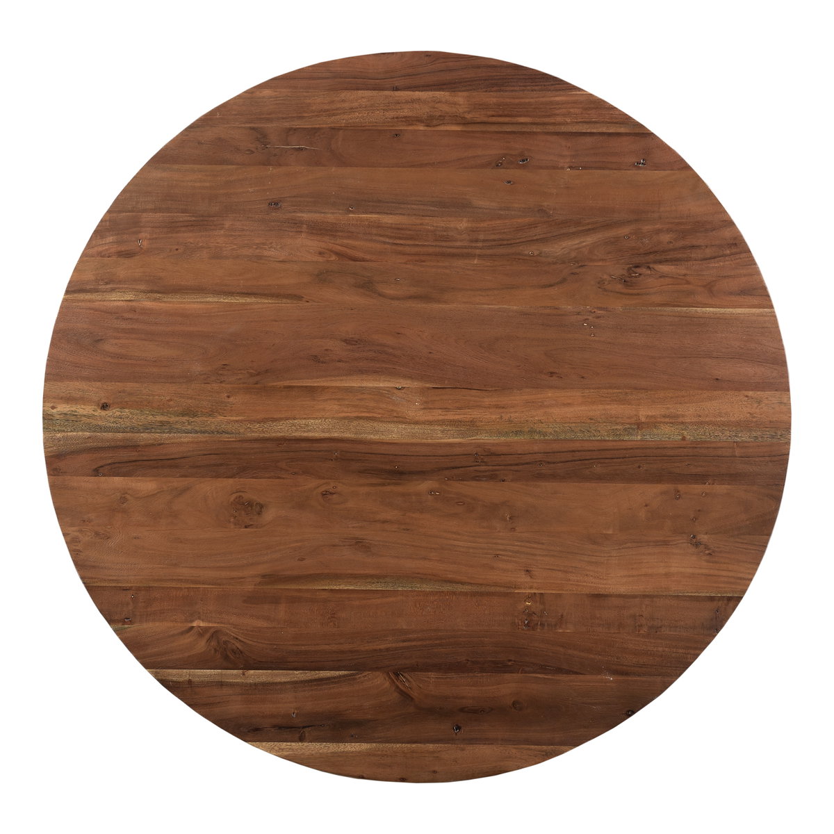 Bent Round Dining Table 54in Brown, by Moe's Home, 54" width x 30" height x 54" depth View 11