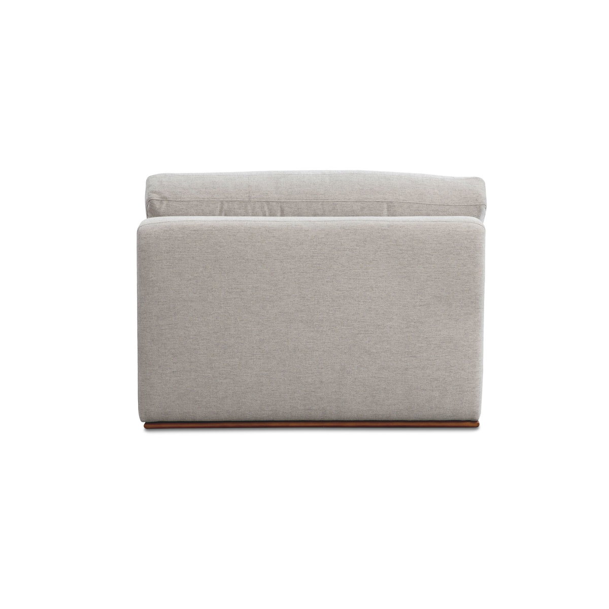 Rue Slipper Chair Flecked Grey, Accent Chair by Moe's Home, 41" width x 23.6" height x 41" depth View 4