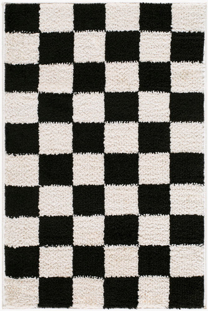Fossay Shag Machine Woven Rug, by Surya, 2'11.43" length x 1'11.62" width