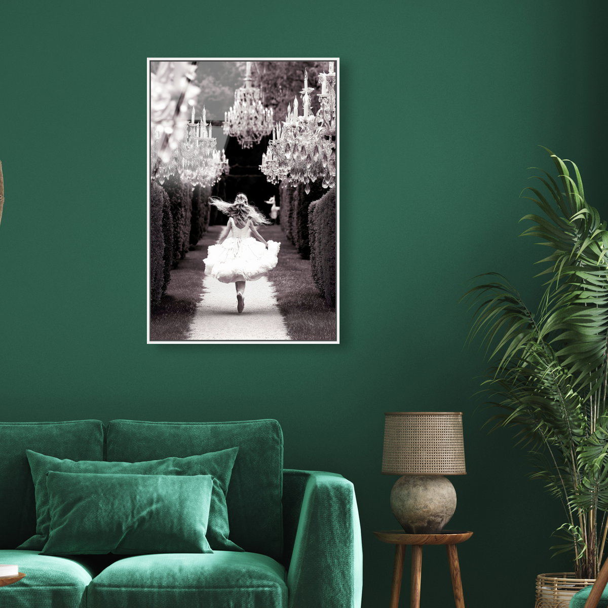 Running Alice (No Embellishment), Art by Oliver Gal,  24x36 View 3