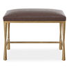 Reform Gold Small Bench, Furniture by Uttermost, 23.75" width x 19" height x 16" depth thumbnail 1