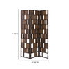 Multi Panel Screen, Room Divider by Moe's Home, 47.5" width x 71" height x 1.5" depth thumbnail 4