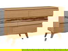 Azara Six Drawer Double Dresser, Caramelized, by Greenington, 19" length x 64" width x 36" height thumbnail 7