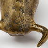Tauro I 9L x 4W Gold Cast Aluminum Raging Bull, Decorative Object by Mercana, 9" length x 4.25" width x 5" height thumbnail 5