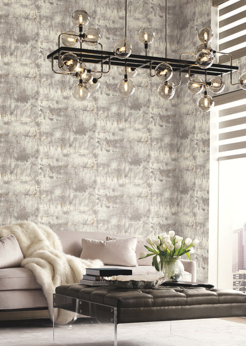 Modern Art Grey Wallpaper