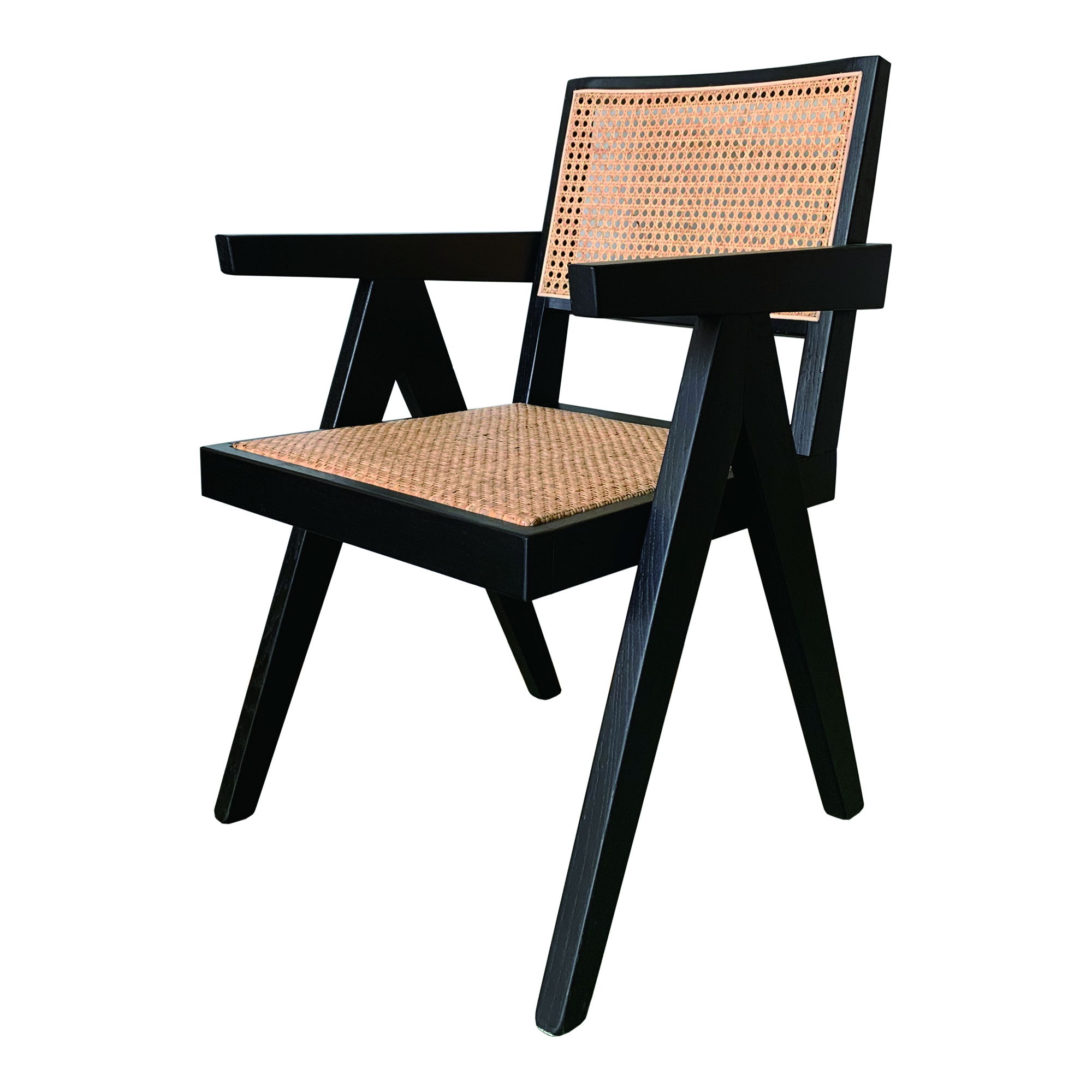 Takashi Chair Black- Set Of Two, Dining Chair by Moe's Home, 20" width x 33" height x 20" depth View 4