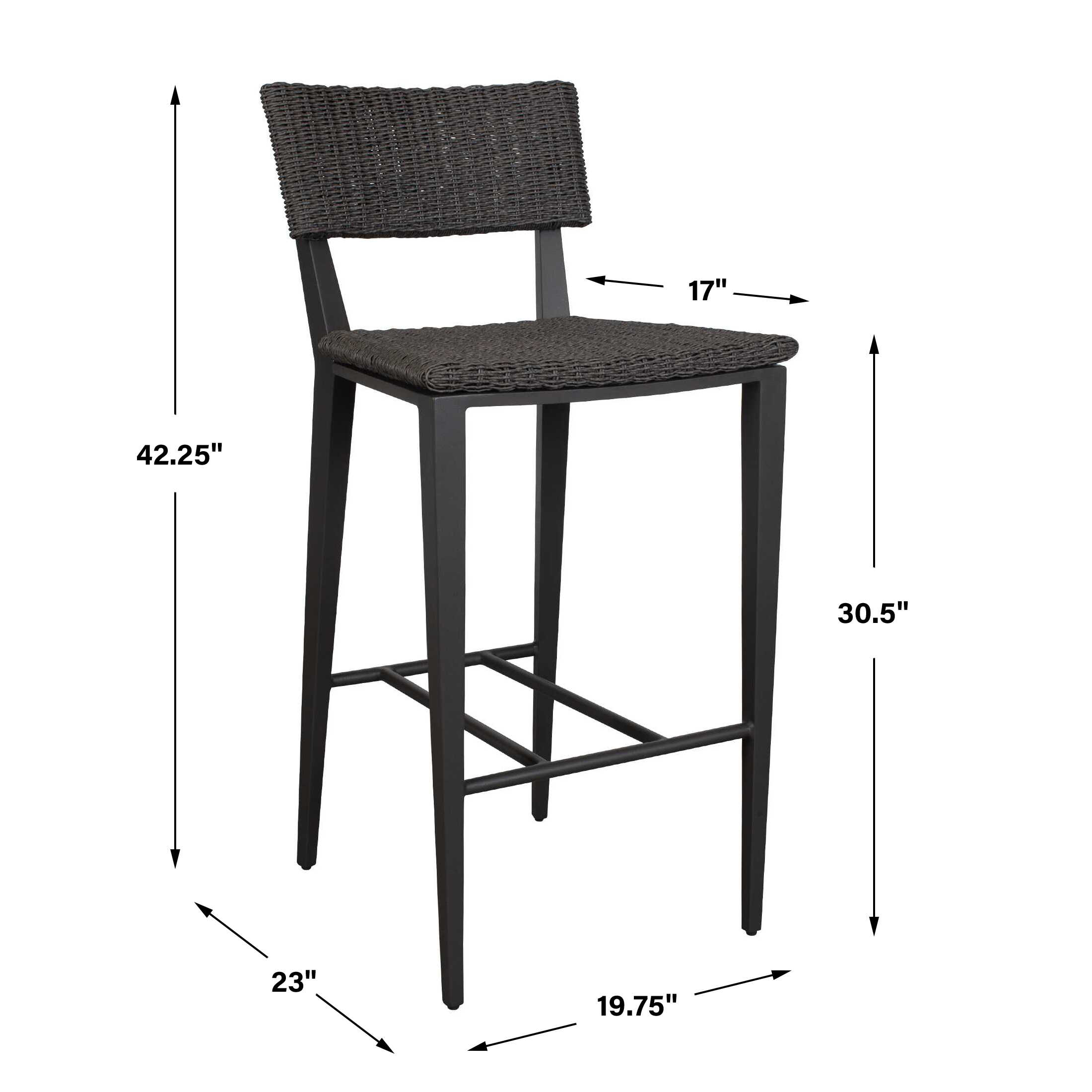 Calbas Java Outdoor Bar Stool large image 
