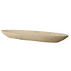 Vessel Cast Ivory Canoe Bowl, Decorative Tray by Uttermost, 29" width x 2.75" height x 6.5" depth thumbnail 4
