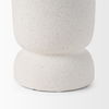 Dylan Tall Textured Off White with Handles Ceramic Vase, by Mercana, 8.5" length x 8.5" width x 16" height thumbnail 10